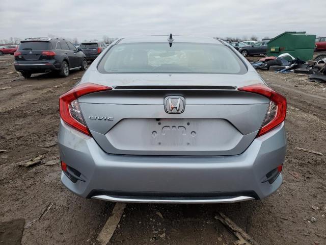 2HGFC1F71KH651729 - 2019 HONDA CIVIC EXL SILVER photo 6