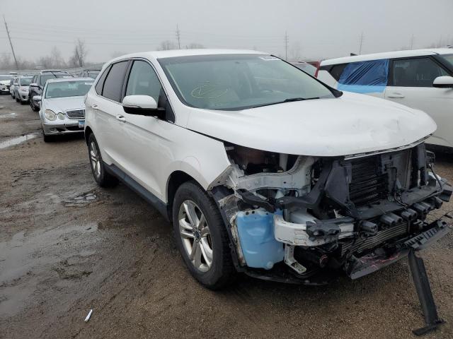 2FMTK3J99FBC11724 - 2015 FORD EDGE SEL WHITE photo 4