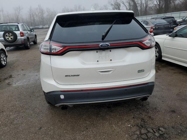 2FMTK3J99FBC11724 - 2015 FORD EDGE SEL WHITE photo 6