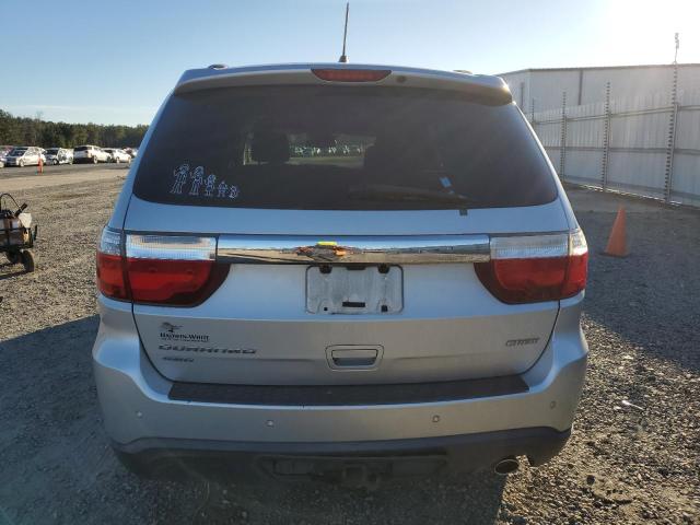 1D4RE4GG3BC599029 - 2011 DODGE DURANGO CREW SILVER photo 6