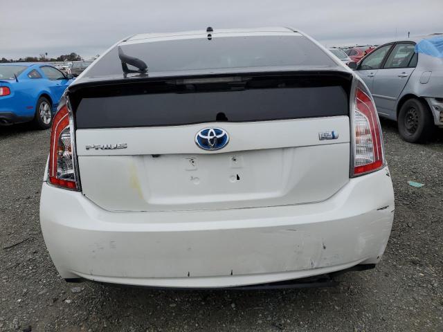 JTDKN3DU5F0456920 - 2015 TOYOTA PRIUS WHITE photo 6