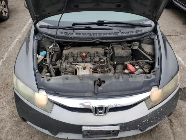 2HGFA16539H308709 - 2009 HONDA CIVIC LX GRAY photo 11