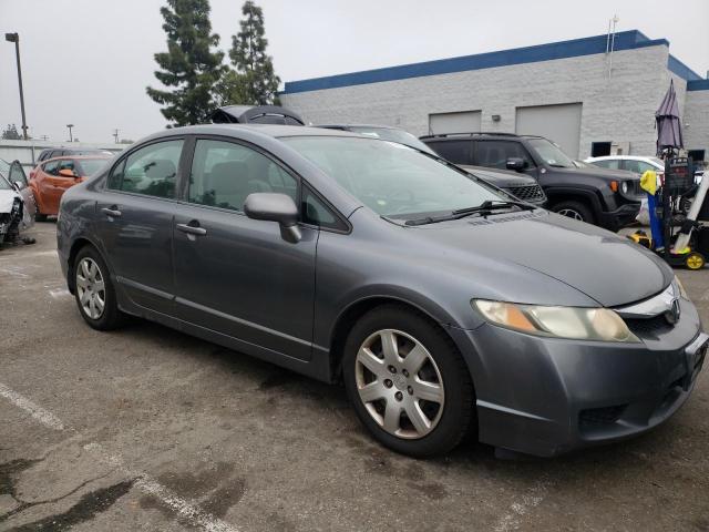 2HGFA16539H308709 - 2009 HONDA CIVIC LX GRAY photo 4