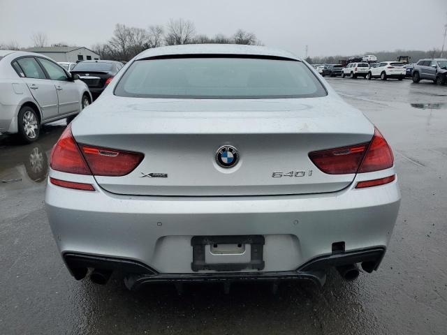 WBA6B8C54EDZ72756 - 2014 BMW 640 XI GRAN COUPE SILVER photo 6