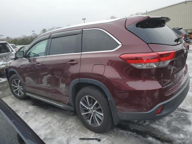 5TDJZRFH9HS361294 - 2017 TOYOTA HIGHLANDER SE MAROON photo 2