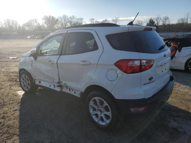 MAJ3S2GE7LC393945 - 2020 FORD ECOSPORT SE WHITE photo 2