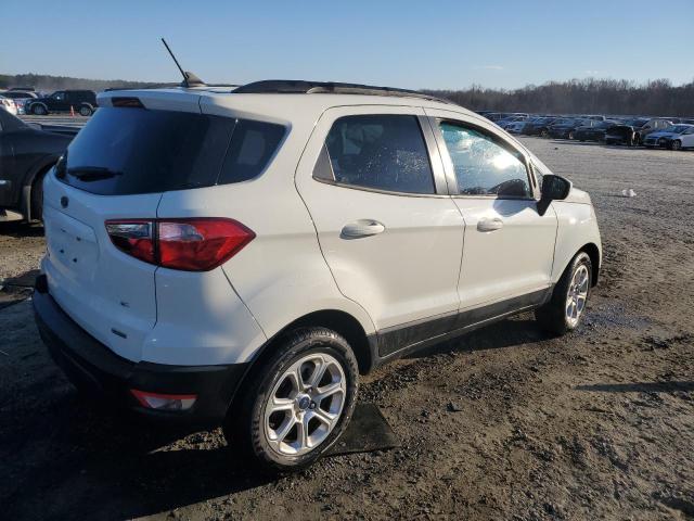 MAJ3S2GE7LC393945 - 2020 FORD ECOSPORT SE WHITE photo 3