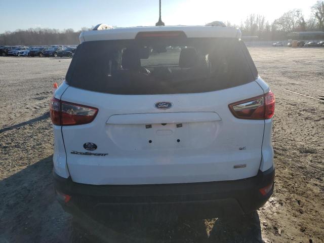 MAJ3S2GE7LC393945 - 2020 FORD ECOSPORT SE WHITE photo 6