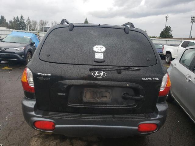 KM8SB12B82U225295 - 2002 HYUNDAI SANTA FE GL BLACK photo 6