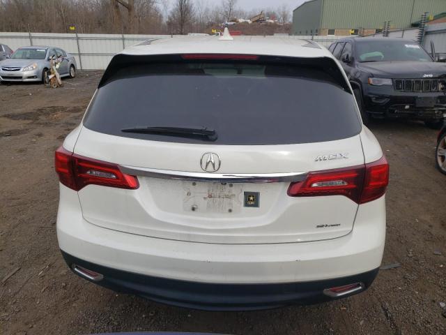 5FRYD4H4XGB021308 - 2016 ACURA MDX TECHNOLOGY WHITE photo 6