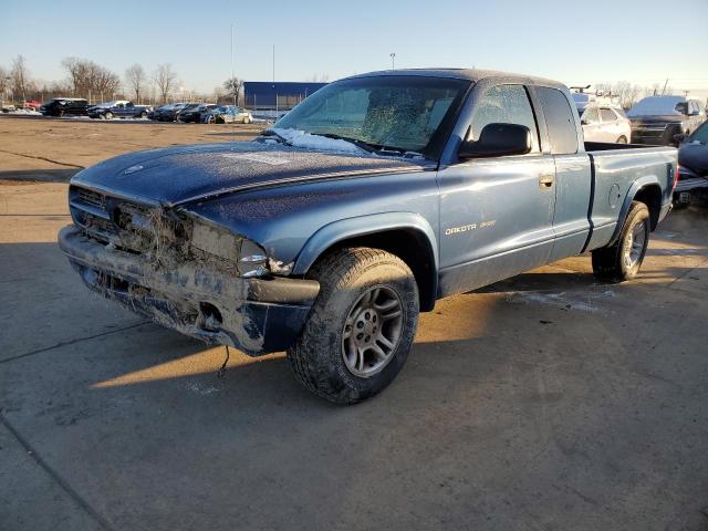 1B7GL32X72S702163 - 2002 DODGE DAKOTA SPORT BLUE photo 1