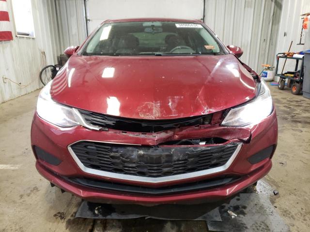 1G1BE5SM6H7134028 - 2017 CHEVROLET CRUZE LT RED photo 5