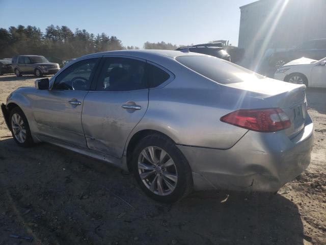 JN1BY1AR9BM374464 - 2011 INFINITI M37 X SILVER photo 2