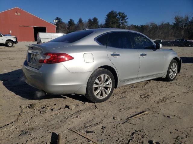 JN1BY1AR9BM374464 - 2011 INFINITI M37 X SILVER photo 3