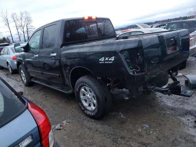 1N6AA07B84N548939 - 2004 NISSAN TITAN XE BLACK photo 2