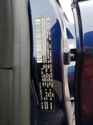 ZASPAKBNXK7C40223 - 2019 ALFA ROMEO STELVIO TI BLUE photo 13