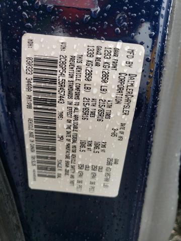 2C8GP54L55R457443 - 2005 CHRYSLER TOWN & COU TOURING 蓝色 照片 13