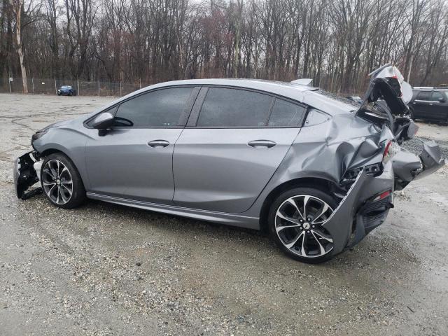 1G1BF5SM2K7126982 - 2019 CHEVROLET CRUZE PREMIER GRAY photo 2