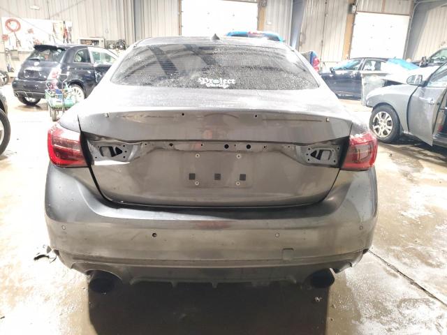 JN1EV7AR6JM433994 - 2018 INFINITI Q50 LUXE SILVER photo 6