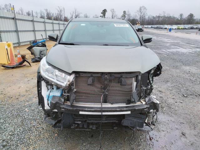 5TDZZRFH7KS352118 - 2019 TOYOTA HIGHLANDER LE GREEN photo 5