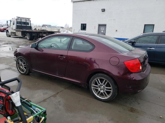 JTKDE167070181004 - 2007 TOYOTA SCION TC BURGUNDY photo 2