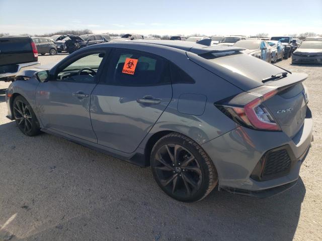 SHHFK7H4XJU239724 - 2018 HONDA CIVIC SPORT GRAY photo 2