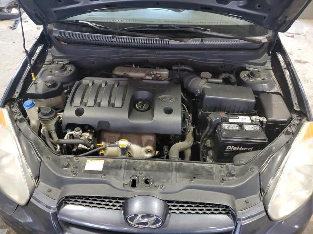 KMHCN36C09U122022 - 2009 HYUNDAI ACCENT SE GRAY photo 11