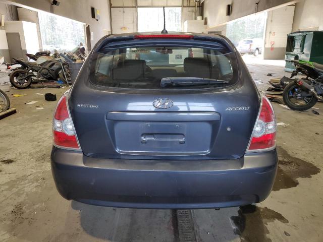 KMHCN36C09U122022 - 2009 HYUNDAI ACCENT SE GRAY photo 6