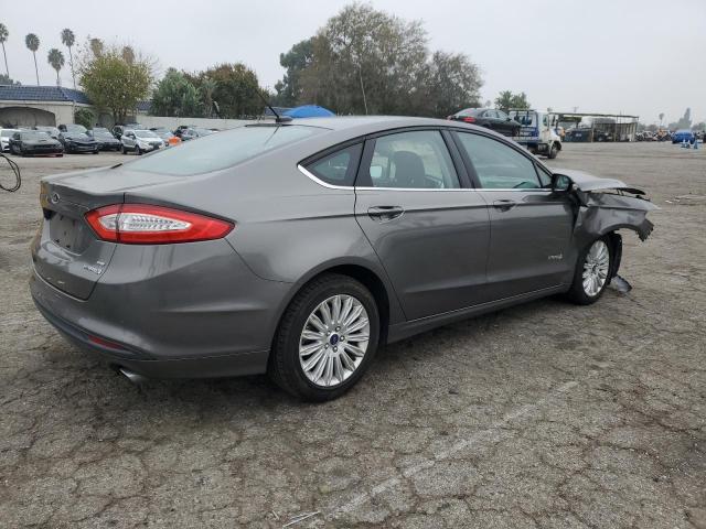 3FA6P0LU0ER169968 - 2014 FORD FUSION SE HYBRID GRAY photo 3