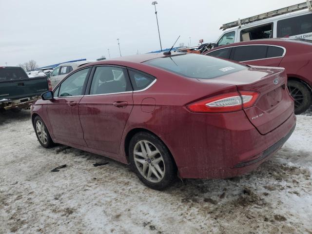 3FA6P0H70DR162567 - 2013 FORD FUSION SE RED photo 2