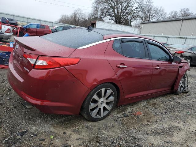 5XXGR4A63DG235267 - 2013 KIA OPTIMA SX RED photo 3