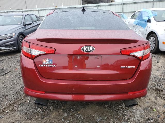 5XXGR4A63DG235267 - 2013 KIA OPTIMA SX RED photo 6