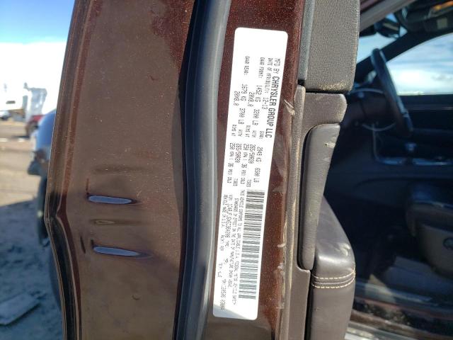 1C4RJFJGXEC364208 - 2014 JEEP GRAND CHER SUMMIT Բորդո լուսանկար 12