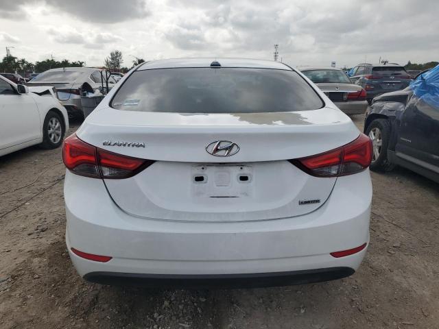 5NPDH4AE8GH680478 - 2016 HYUNDAI ELANTRA SE WHITE photo 6