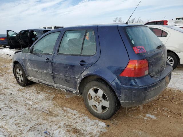 9BWGL61J744007919 - 2004 VOLKSWAGEN GOLF GLS BLUE photo 2