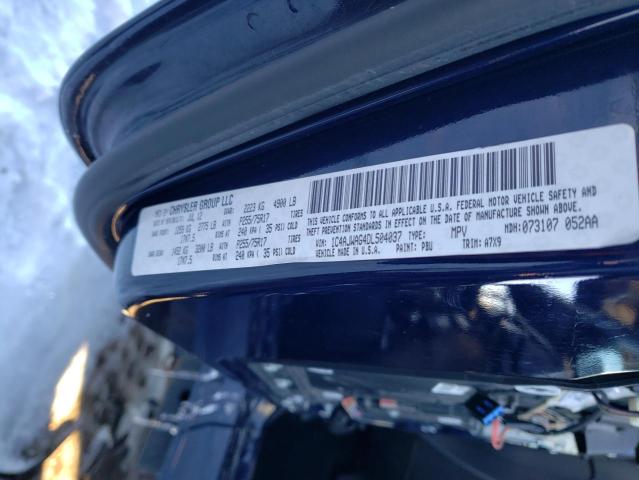 1C4AJWAG4DL504037 - 2013 JEEP WRANGLER SPORT BLUE photo 13