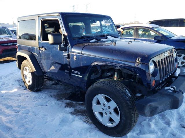 1C4AJWAG4DL504037 - 2013 JEEP WRANGLER SPORT BLUE photo 4