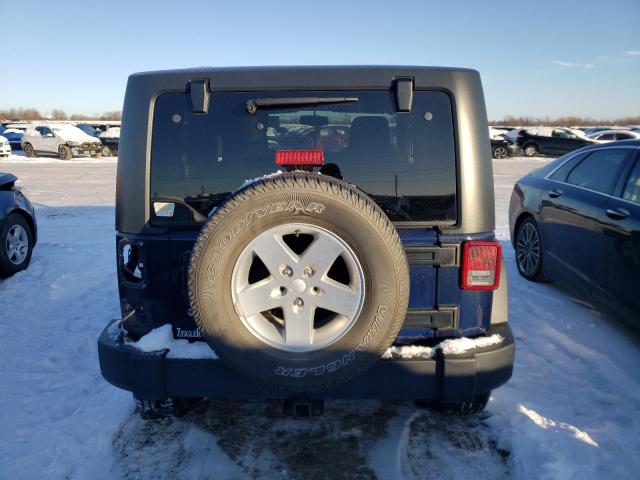 1C4AJWAG4DL504037 - 2013 JEEP WRANGLER SPORT BLUE photo 6