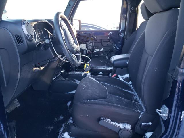 1C4AJWAG4DL504037 - 2013 JEEP WRANGLER SPORT BLUE photo 7