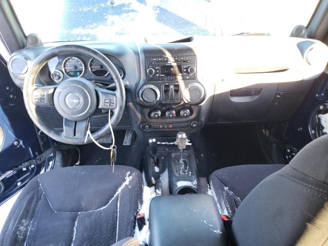 1C4AJWAG4DL504037 - 2013 JEEP WRANGLER SPORT BLUE photo 8