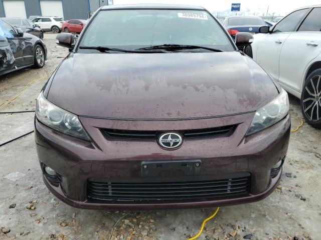JTKJF5C76D3058720 - 2013 TOYOTA SCION TC 勃艮第红 照片 5