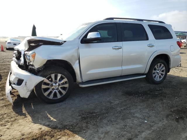 5TDYY5G15FS060644 - 2015 TOYOTA SEQUOIA PLATINUM WHITE photo 1