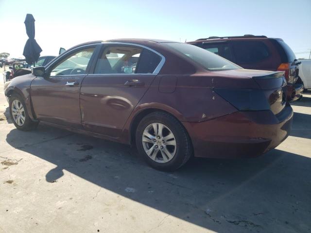 1HGCP26469A045970 - 2009 HONDA ACCORD LXP BURGUNDY photo 2