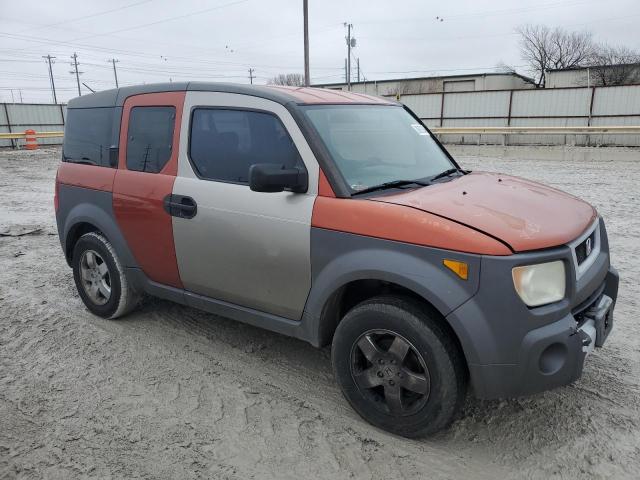 5J6YH28514L028430 - 2004 HONDA ELEMENT EX ORANGE photo 4