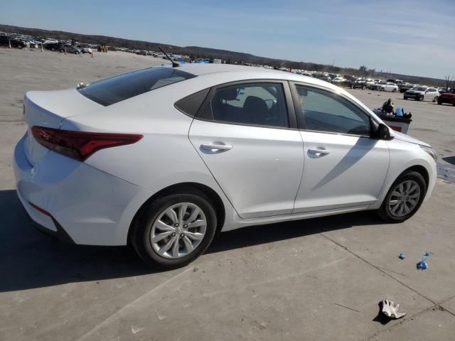 3KPC24A36KE079515 - 2019 HYUNDAI ACCENT SE WHITE photo 3