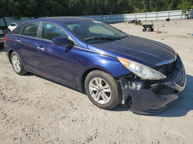 5NPEB4AC2DH734261 - 2013 HYUNDAI SONATA GLS BLUE photo 4