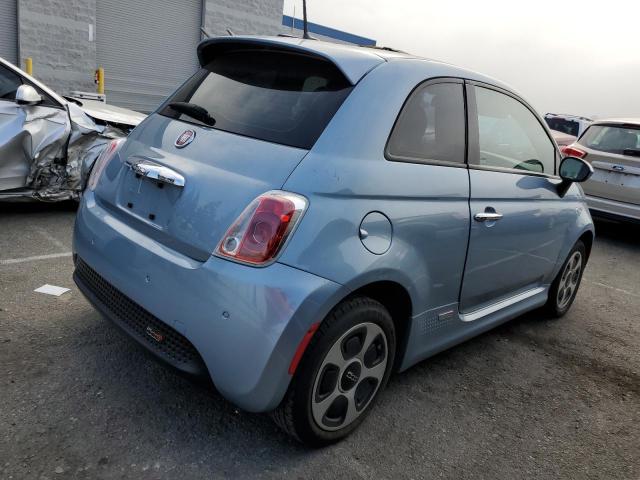 3C3CFFGEXFT732569 - 2015 FIAT 500 ELECTRIC BLUE photo 3