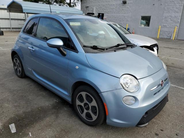 3C3CFFGEXFT732569 - 2015 FIAT 500 ELECTRIC BLUE photo 4