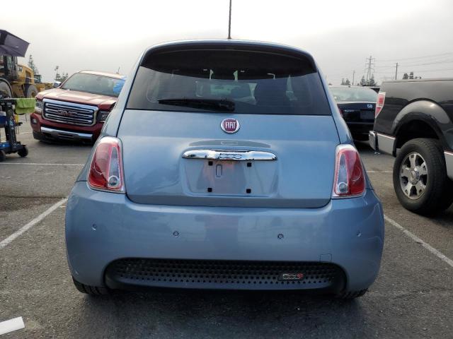 3C3CFFGEXFT732569 - 2015 FIAT 500 ELECTRIC BLUE photo 6