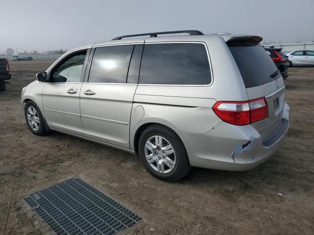 5FNRL38857B001537 - 2007 HONDA ODYSSEY TOURING SILVER photo 2